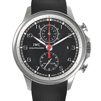 IWC ポルトギーゼ コピー IW390204 ブラック クロノグラフ ヨットクラブ